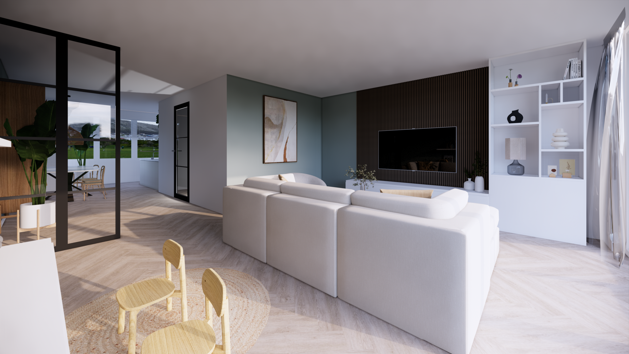 Interieuradvies nieuwbouwwoning Voorschoten - nook interior